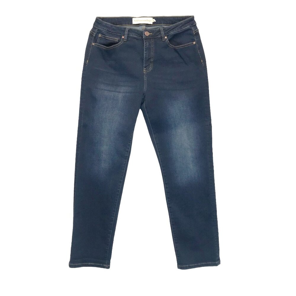 SOFT SURROUNDINGS Womens 10 (30 X 28) Ankle Jeans Stretch Dark Wash